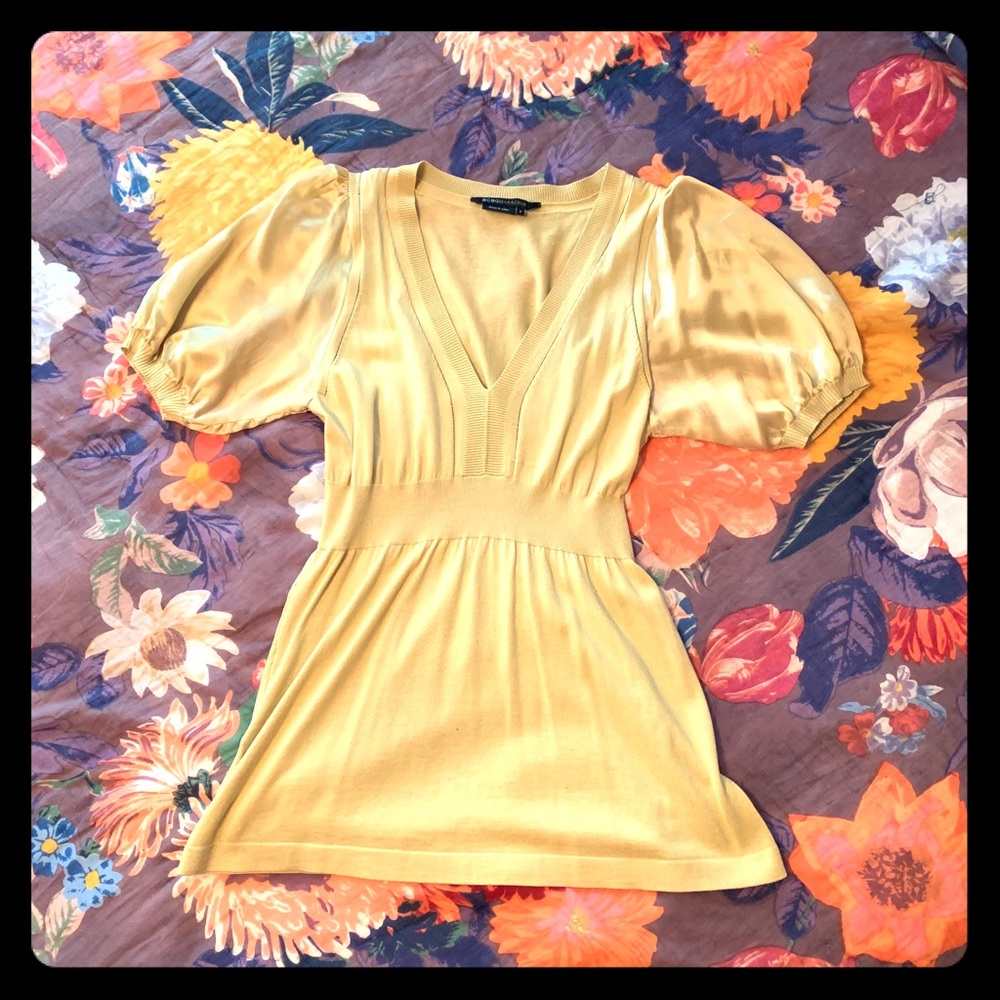 BcBg MaxAzria citrus top